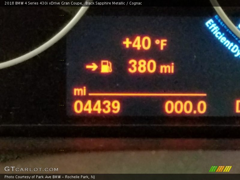 Black Sapphire Metallic / Cognac 2018 BMW 4 Series 430i xDrive Gran Coupe