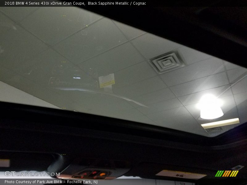 Black Sapphire Metallic / Cognac 2018 BMW 4 Series 430i xDrive Gran Coupe