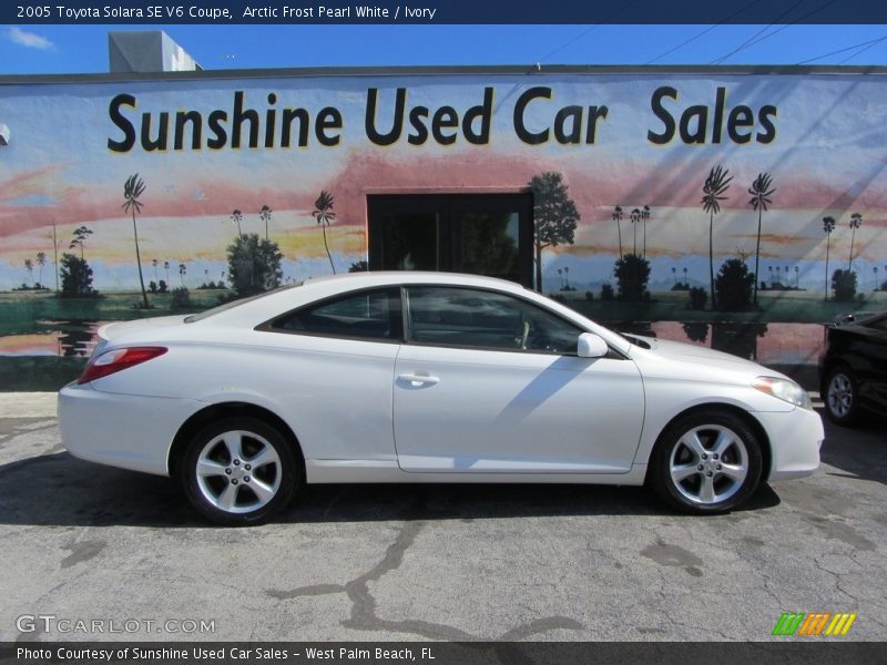 Arctic Frost Pearl White / Ivory 2005 Toyota Solara SE V6 Coupe