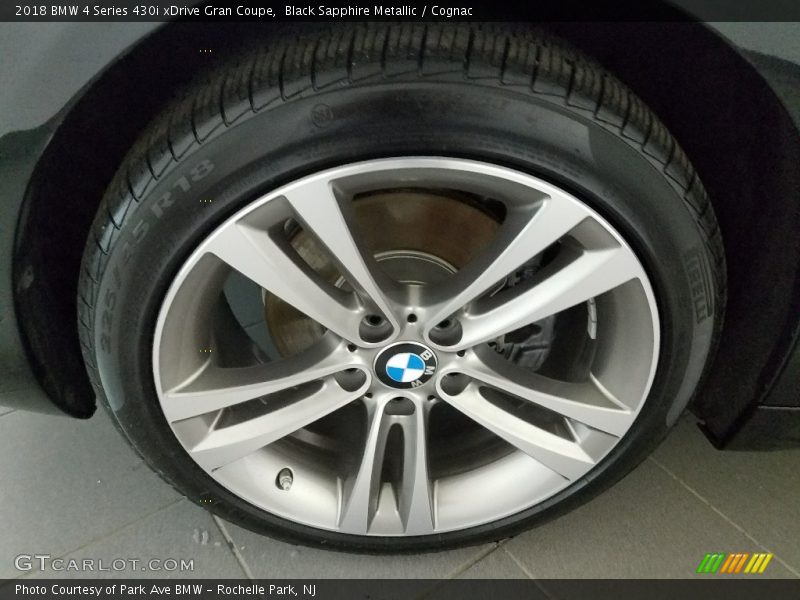 Black Sapphire Metallic / Cognac 2018 BMW 4 Series 430i xDrive Gran Coupe