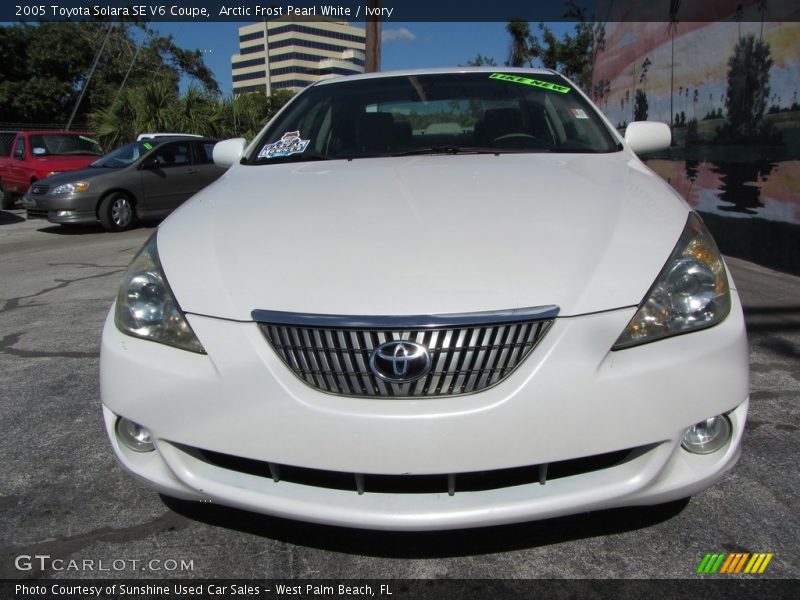 Arctic Frost Pearl White / Ivory 2005 Toyota Solara SE V6 Coupe