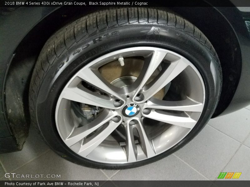 Black Sapphire Metallic / Cognac 2018 BMW 4 Series 430i xDrive Gran Coupe