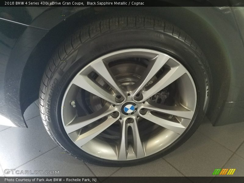 Black Sapphire Metallic / Cognac 2018 BMW 4 Series 430i xDrive Gran Coupe