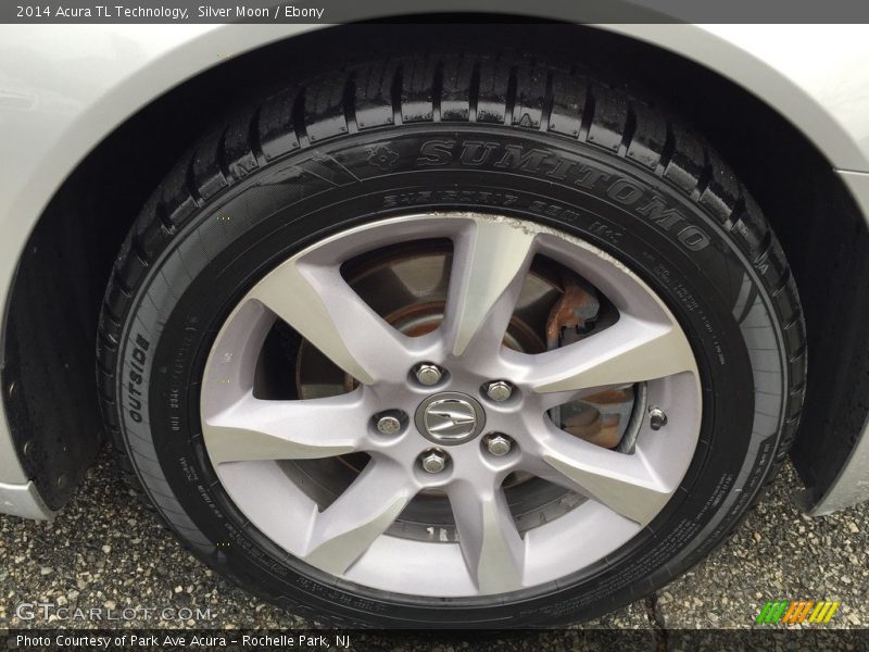 Silver Moon / Ebony 2014 Acura TL Technology