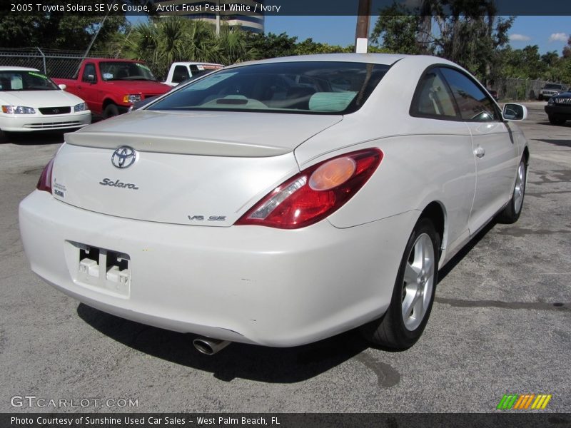 Arctic Frost Pearl White / Ivory 2005 Toyota Solara SE V6 Coupe