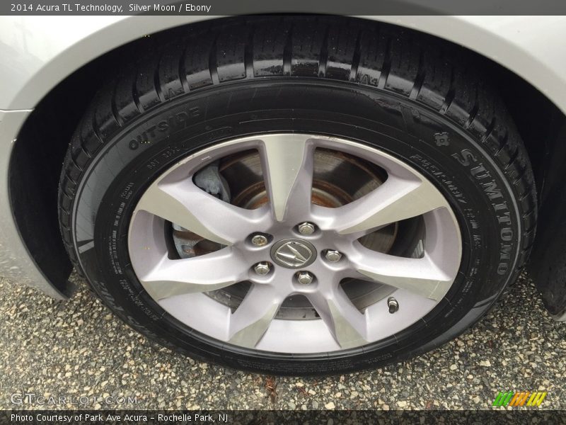 Silver Moon / Ebony 2014 Acura TL Technology