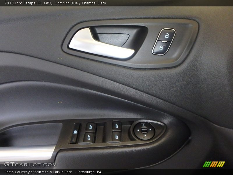 Lightning Blue / Charcoal Black 2018 Ford Escape SEL 4WD