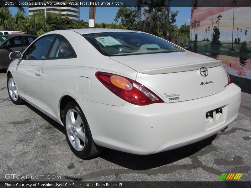 Arctic Frost Pearl White / Ivory 2005 Toyota Solara SE V6 Coupe