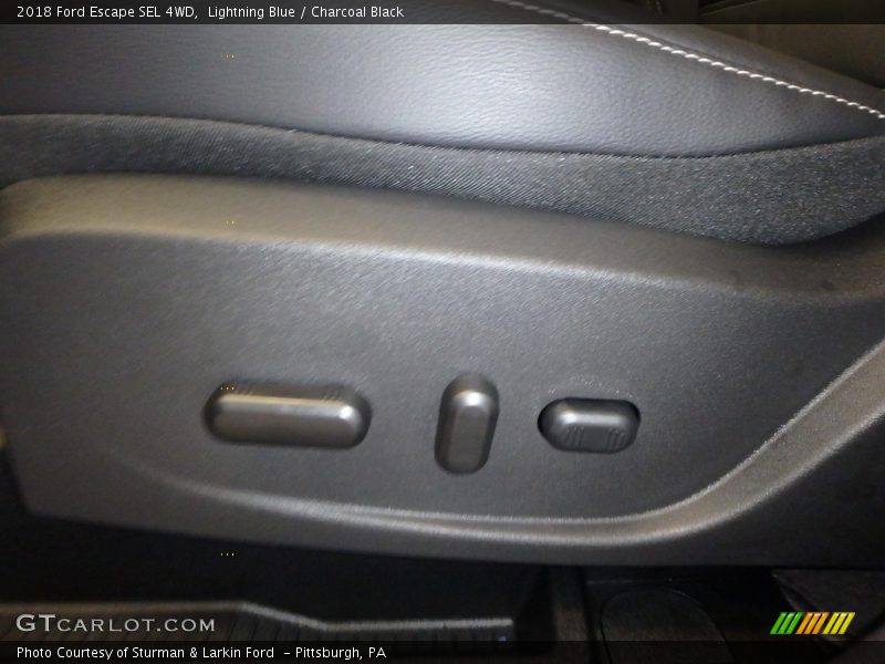 Lightning Blue / Charcoal Black 2018 Ford Escape SEL 4WD