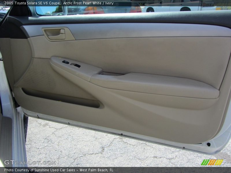 Arctic Frost Pearl White / Ivory 2005 Toyota Solara SE V6 Coupe