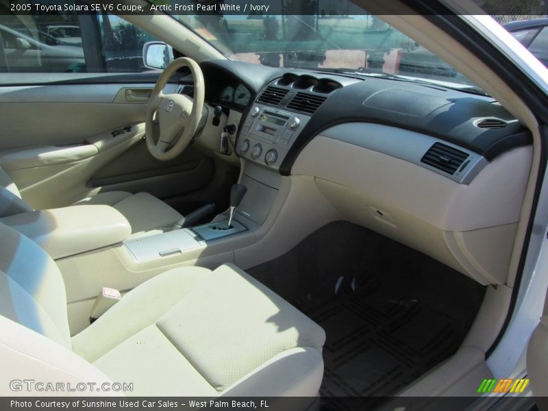 Arctic Frost Pearl White / Ivory 2005 Toyota Solara SE V6 Coupe