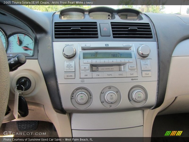 Arctic Frost Pearl White / Ivory 2005 Toyota Solara SE V6 Coupe