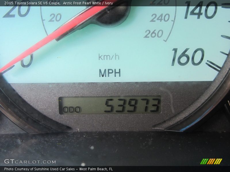 Arctic Frost Pearl White / Ivory 2005 Toyota Solara SE V6 Coupe