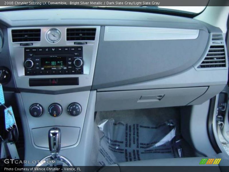 Bright Silver Metallic / Dark Slate Gray/Light Slate Gray 2008 Chrysler Sebring LX Convertible