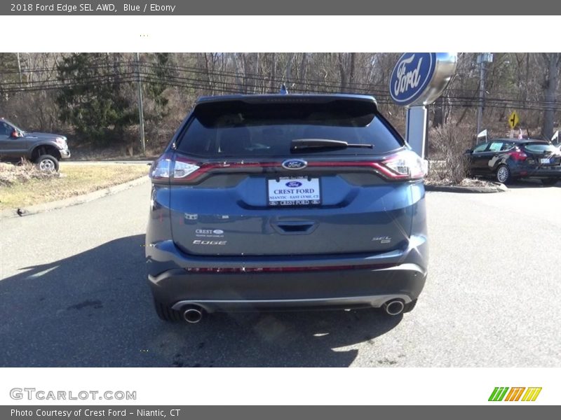 Blue / Ebony 2018 Ford Edge SEL AWD