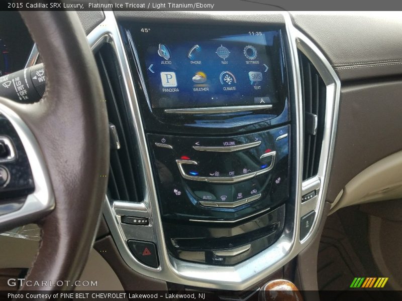 Platinum Ice Tricoat / Light Titanium/Ebony 2015 Cadillac SRX Luxury