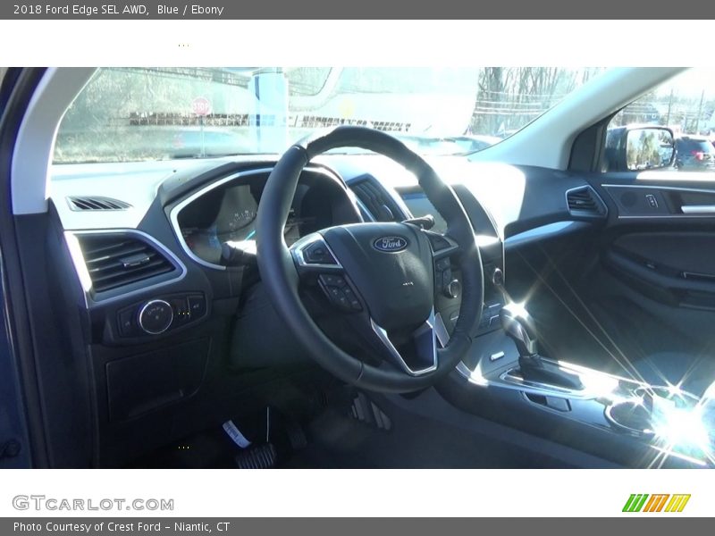 Blue / Ebony 2018 Ford Edge SEL AWD