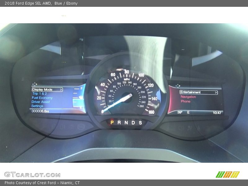 Blue / Ebony 2018 Ford Edge SEL AWD