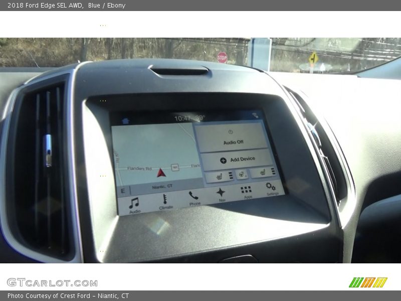 Blue / Ebony 2018 Ford Edge SEL AWD