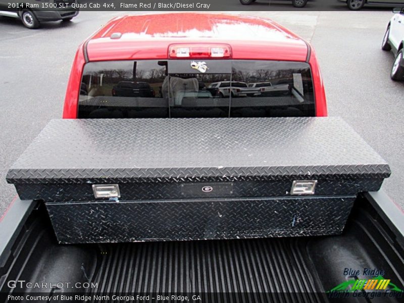 Flame Red / Black/Diesel Gray 2014 Ram 1500 SLT Quad Cab 4x4