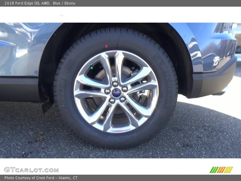 Blue / Ebony 2018 Ford Edge SEL AWD