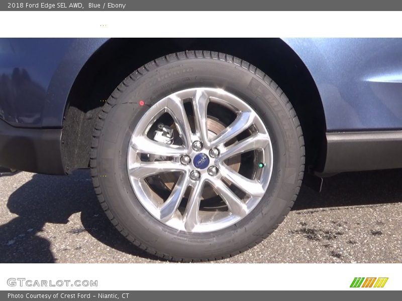 Blue / Ebony 2018 Ford Edge SEL AWD