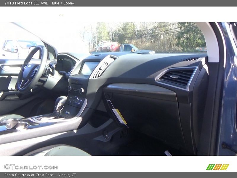 Blue / Ebony 2018 Ford Edge SEL AWD