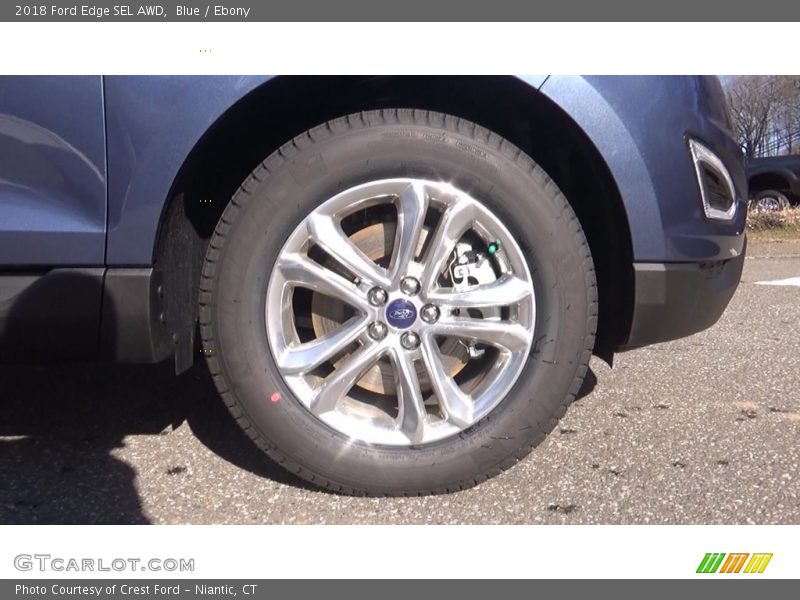 Blue / Ebony 2018 Ford Edge SEL AWD