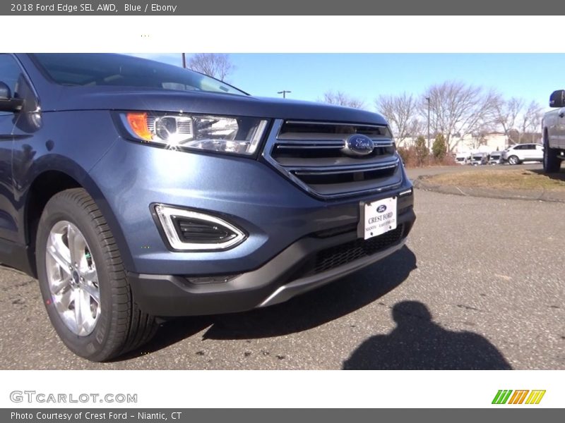 Blue / Ebony 2018 Ford Edge SEL AWD