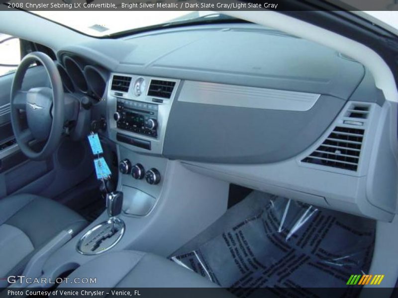 Bright Silver Metallic / Dark Slate Gray/Light Slate Gray 2008 Chrysler Sebring LX Convertible