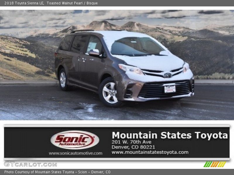 Toasted Walnut Pearl / Bisque 2018 Toyota Sienna LE