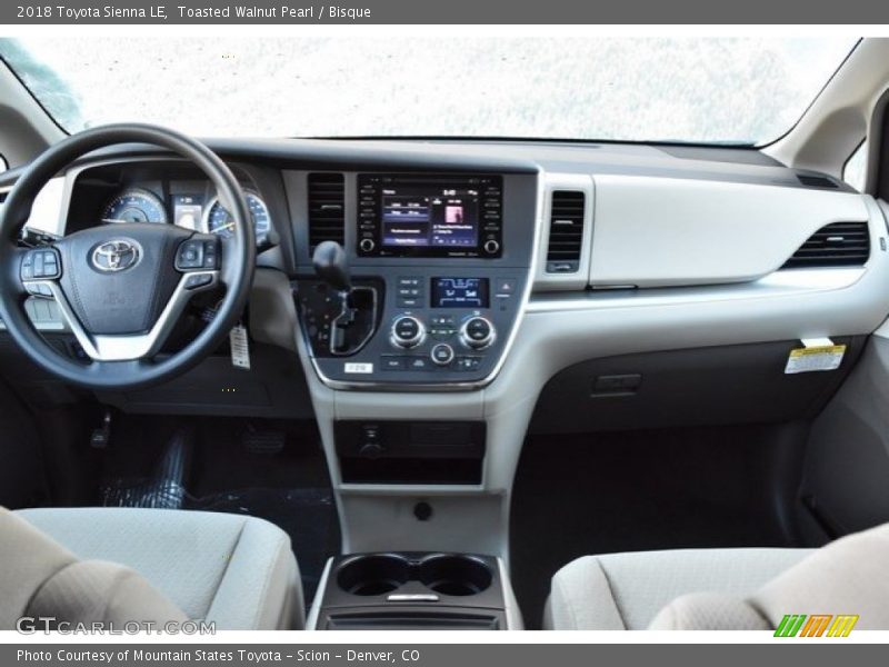Toasted Walnut Pearl / Bisque 2018 Toyota Sienna LE