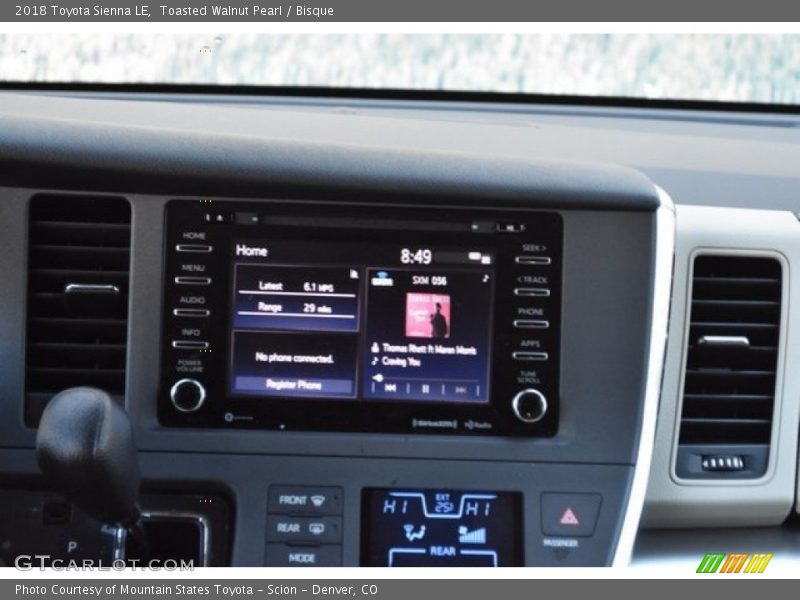 Toasted Walnut Pearl / Bisque 2018 Toyota Sienna LE