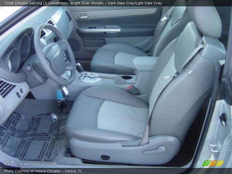 Bright Silver Metallic / Dark Slate Gray/Light Slate Gray 2008 Chrysler Sebring LX Convertible