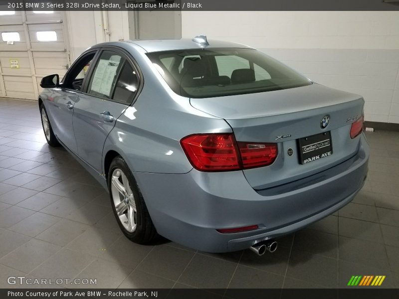 Liquid Blue Metallic / Black 2015 BMW 3 Series 328i xDrive Sedan