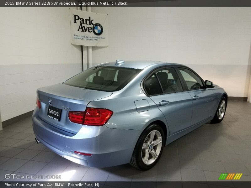 Liquid Blue Metallic / Black 2015 BMW 3 Series 328i xDrive Sedan