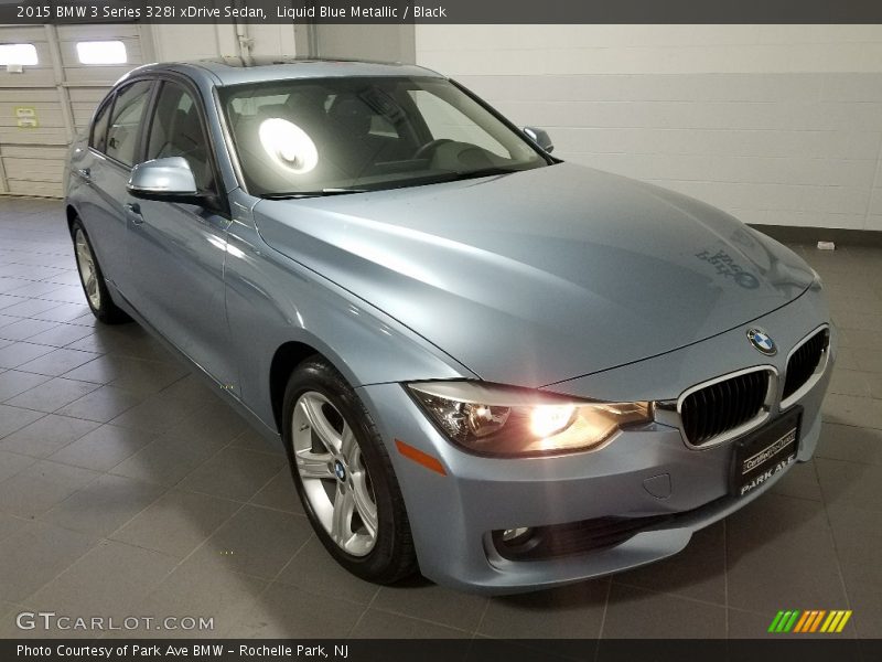 Liquid Blue Metallic / Black 2015 BMW 3 Series 328i xDrive Sedan