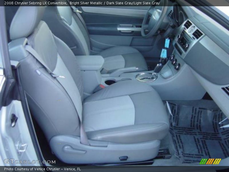 Bright Silver Metallic / Dark Slate Gray/Light Slate Gray 2008 Chrysler Sebring LX Convertible