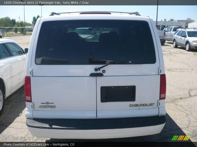 Ivory White / Gray 1999 Chevrolet Astro LS Passenger Van