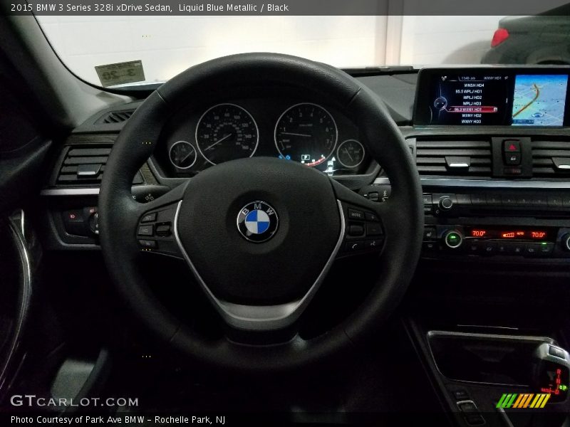 Liquid Blue Metallic / Black 2015 BMW 3 Series 328i xDrive Sedan