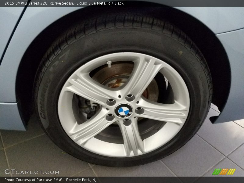 Liquid Blue Metallic / Black 2015 BMW 3 Series 328i xDrive Sedan