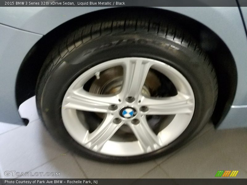 Liquid Blue Metallic / Black 2015 BMW 3 Series 328i xDrive Sedan