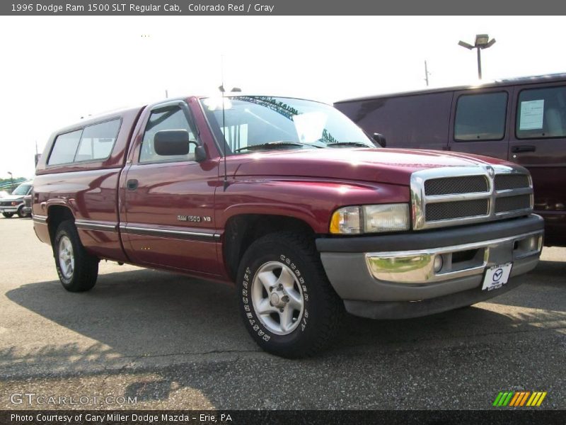 Colorado Red / Gray 1996 Dodge Ram 1500 SLT Regular Cab