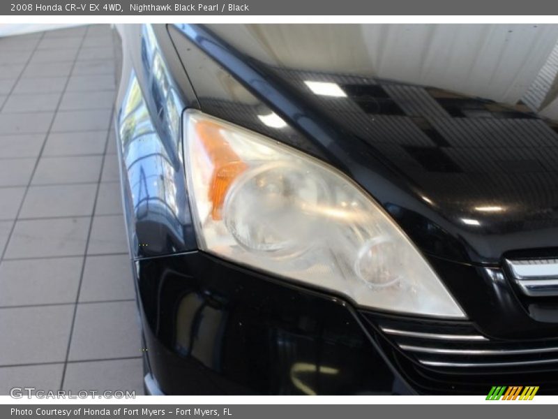 Nighthawk Black Pearl / Black 2008 Honda CR-V EX 4WD