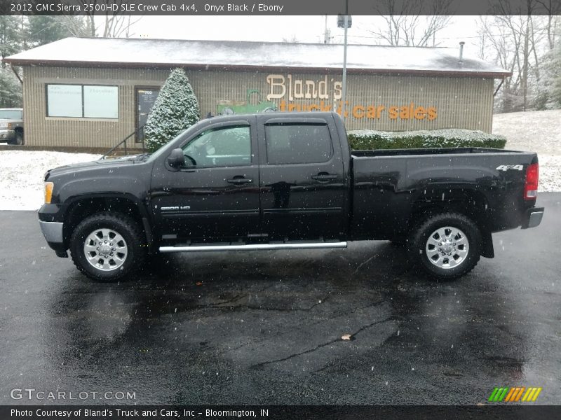 Onyx Black / Ebony 2012 GMC Sierra 2500HD SLE Crew Cab 4x4