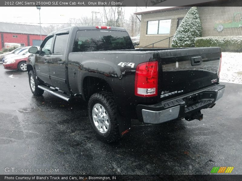 Onyx Black / Ebony 2012 GMC Sierra 2500HD SLE Crew Cab 4x4