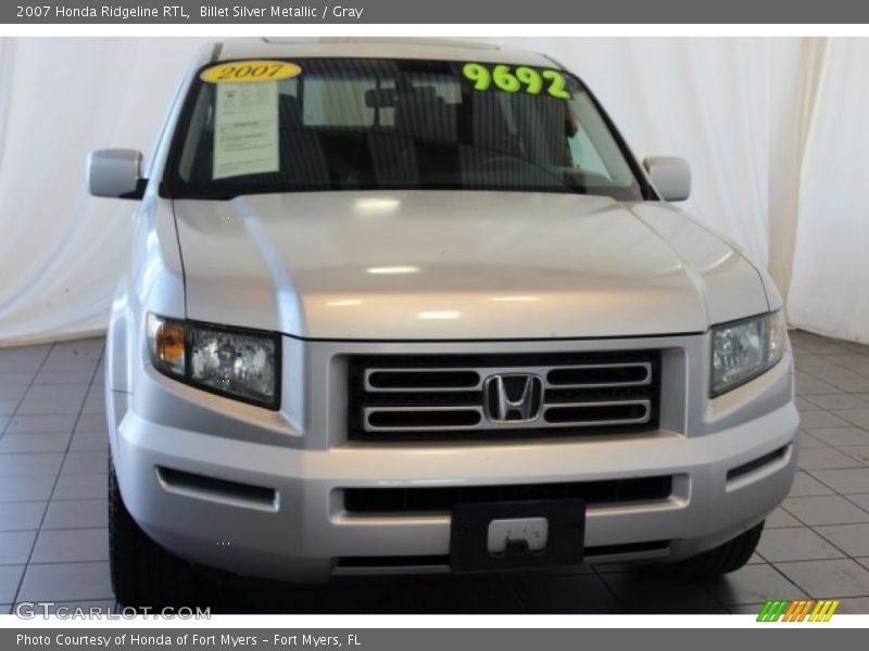 Billet Silver Metallic / Gray 2007 Honda Ridgeline RTL