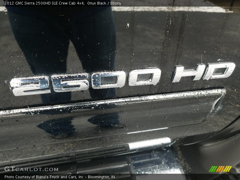 Onyx Black / Ebony 2012 GMC Sierra 2500HD SLE Crew Cab 4x4
