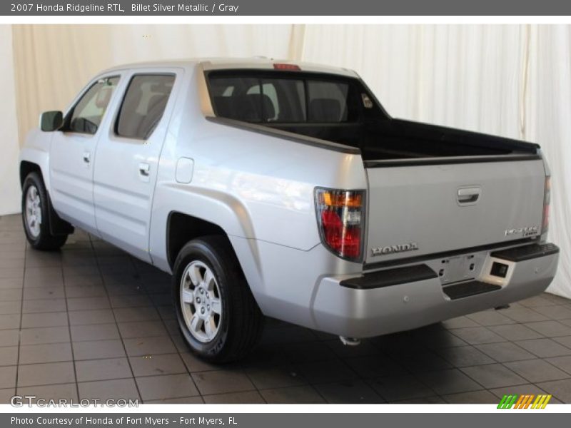 Billet Silver Metallic / Gray 2007 Honda Ridgeline RTL
