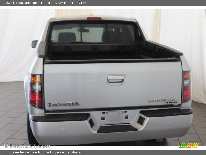 Billet Silver Metallic / Gray 2007 Honda Ridgeline RTL